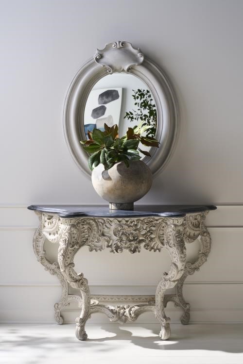 Century TSA-721-V1 - Victoire Console Table - French Painted Blanc