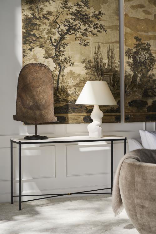 Century TSA-722-V1 - Montmartre Console Table - Iron & Brass Knot