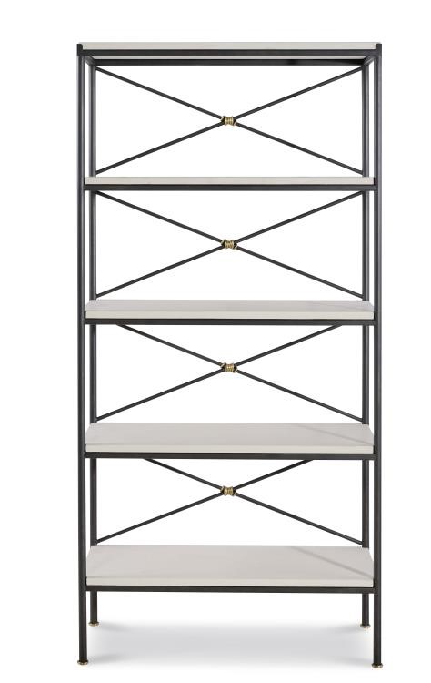 Century TSA-771-V1 - Grand Montmartre Etagere - Iron & Brass Knot
