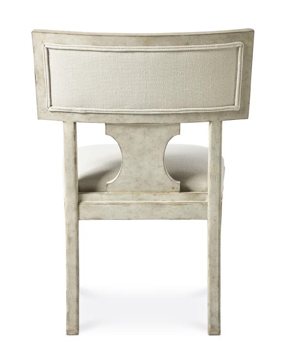 Century TSU-509-F1 - Von Swedish Carved Dining Chair - Swedish Scraped White