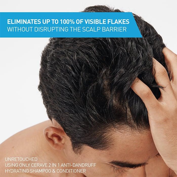 Cerave 2-in-1 Anti-Dandruff Hydrating Shampoo And Conditioner
