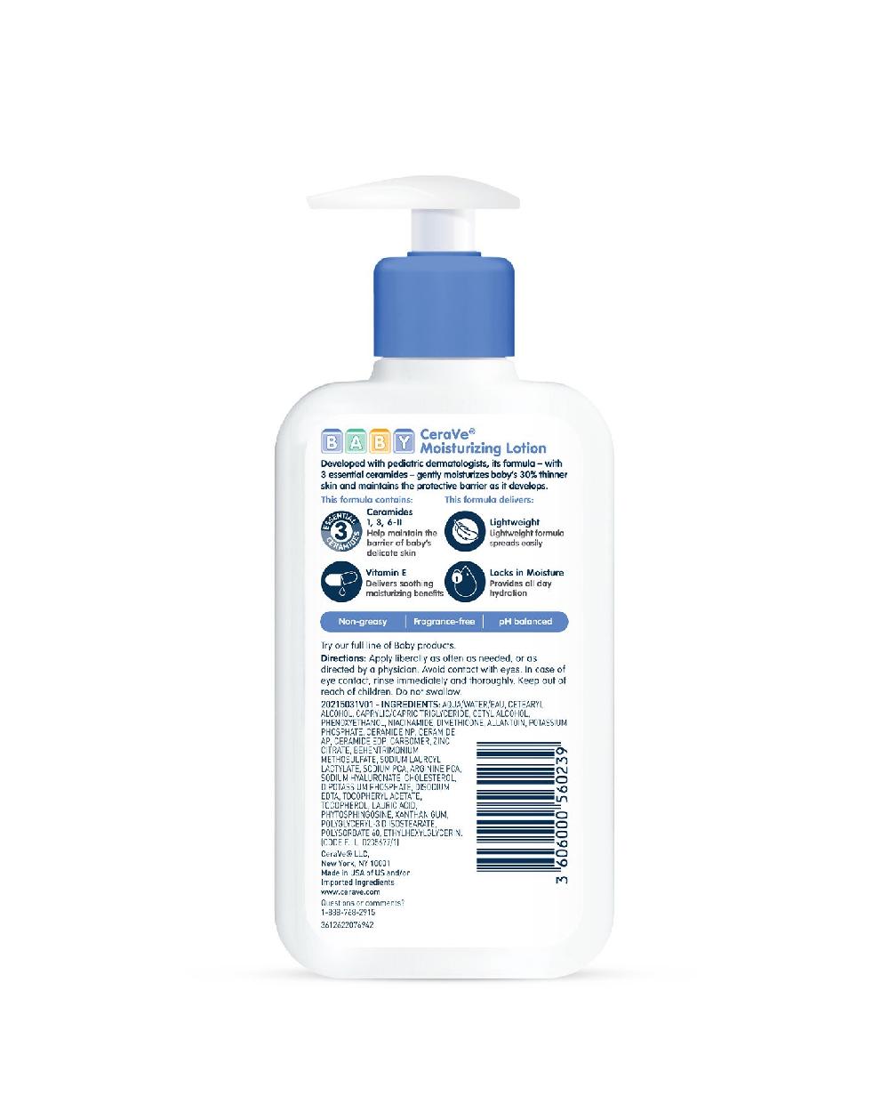Cerave Baby Moisturizing Lotion