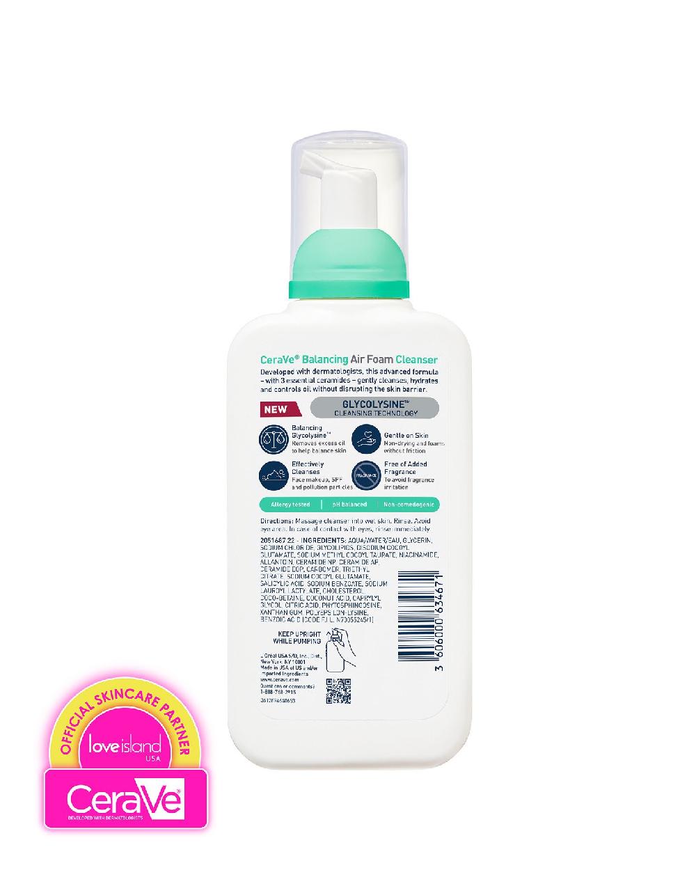 Cerave Balancing Air Foam Facial Cleanser
