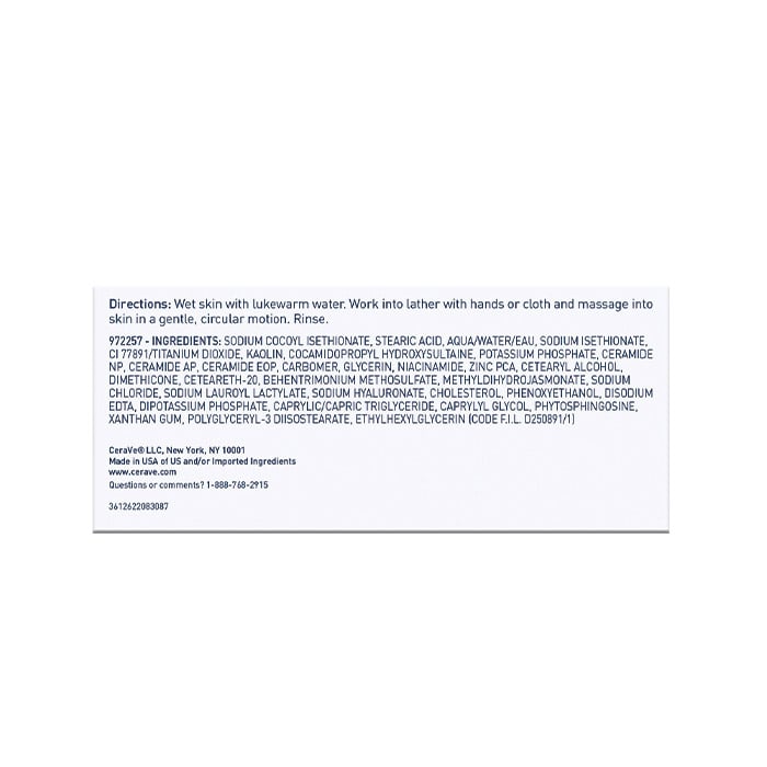 Cerave Foaming Cleanser Bar