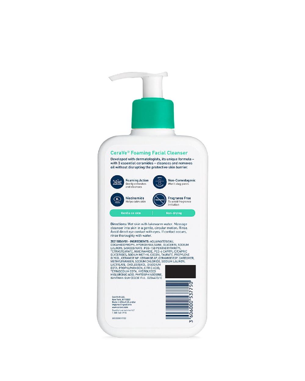 Cerave Foaming Facial Cleanser