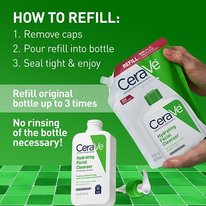 Cerave Hydrating Facial Cleanser Refill