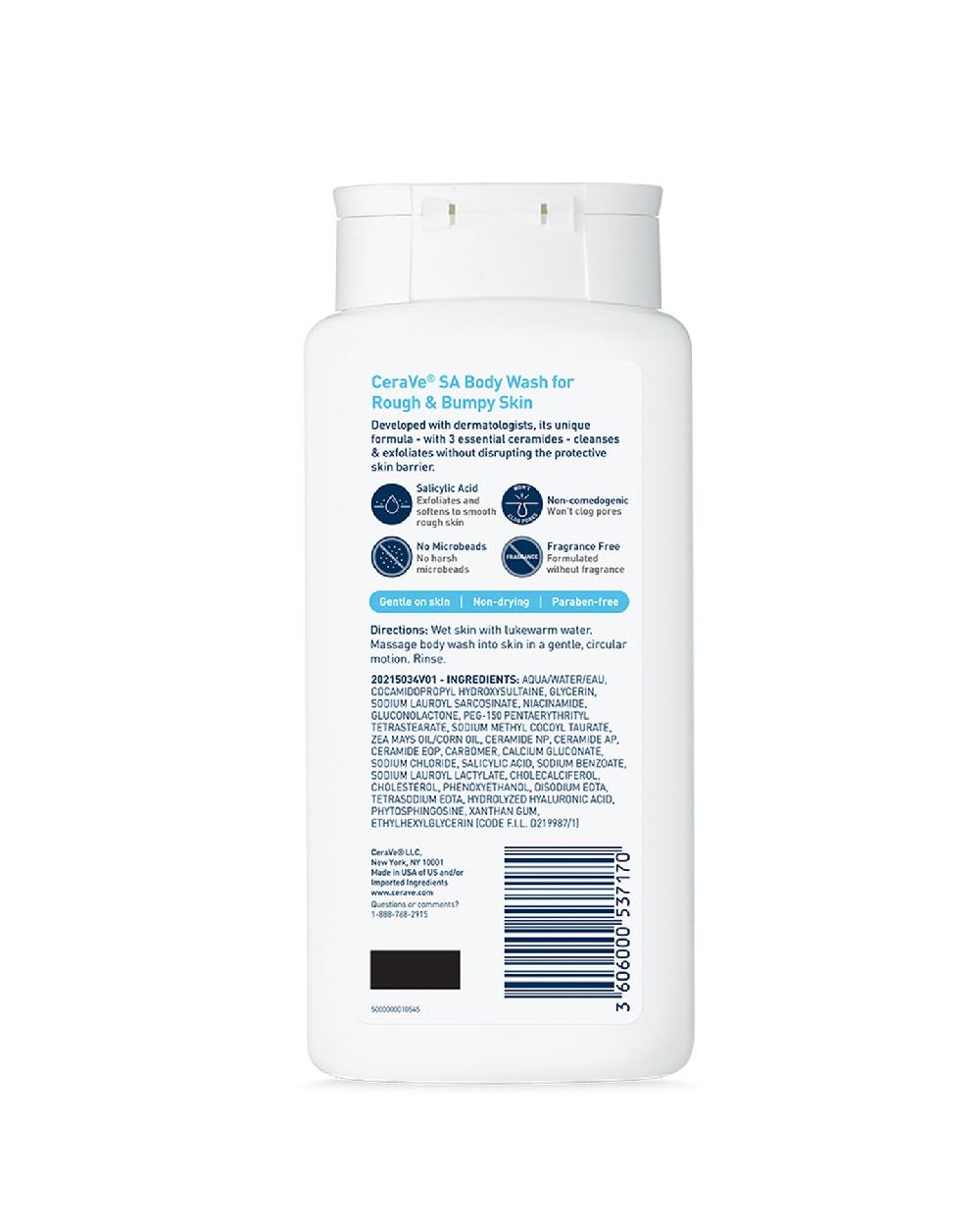 Cerave SA Body Wash For Rough & Bumpy Skin