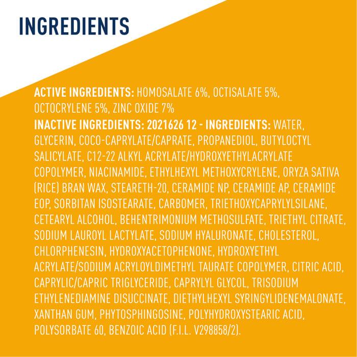 Cerave Hydrating Sheer Sunscreen Broad Spectrum SPF 30 For Face & Body