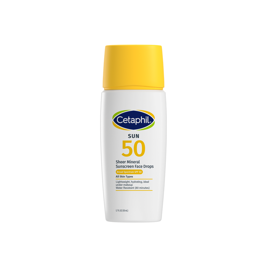 cetaphil Sheer Mineral Sunscreen Face Drops SPF 50