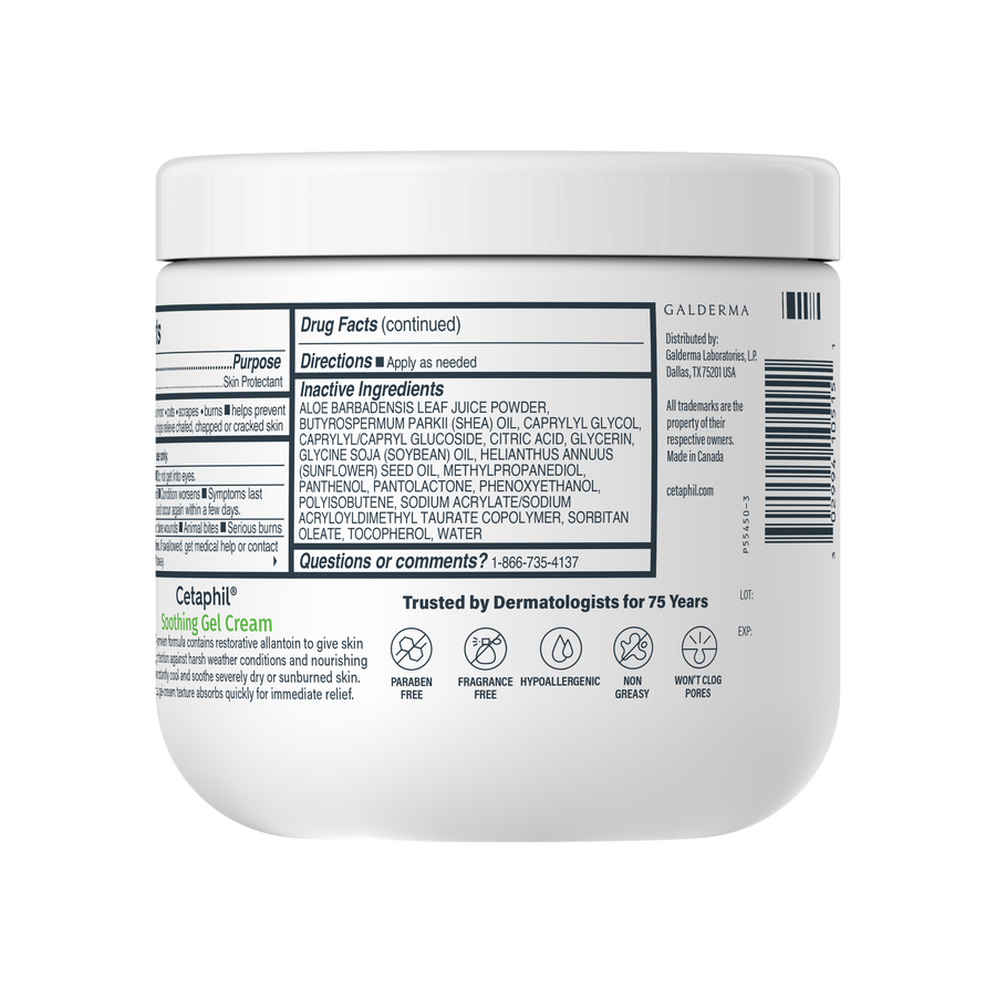 Cetaphil Soothing Gel Cream With Aloe