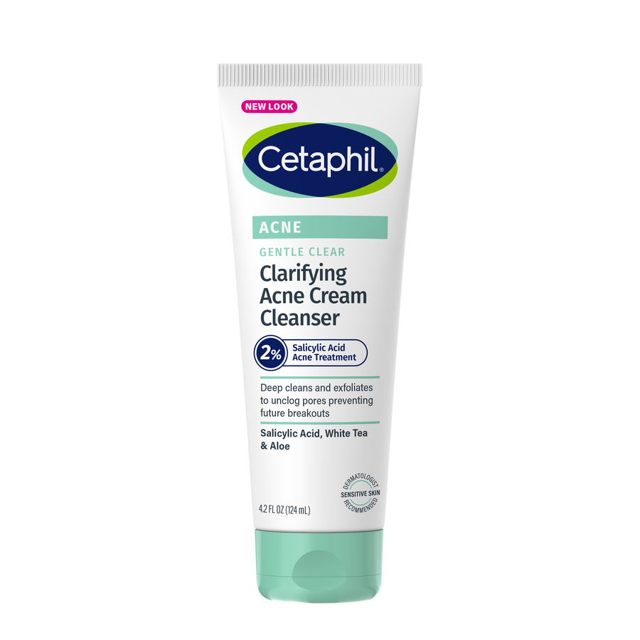 cetaphil Gentle Clear Clarifying Acne Cream Cleanser