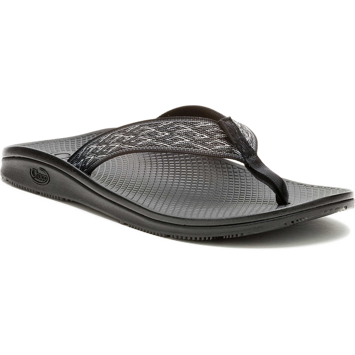 Chaco Men's Classic Flip Flop Summit B + W