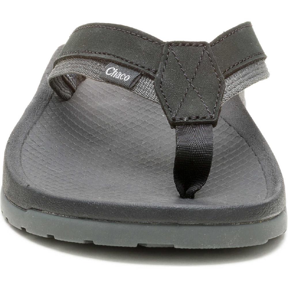 Chaco Men's Lowdown Leather Flip Flop Black