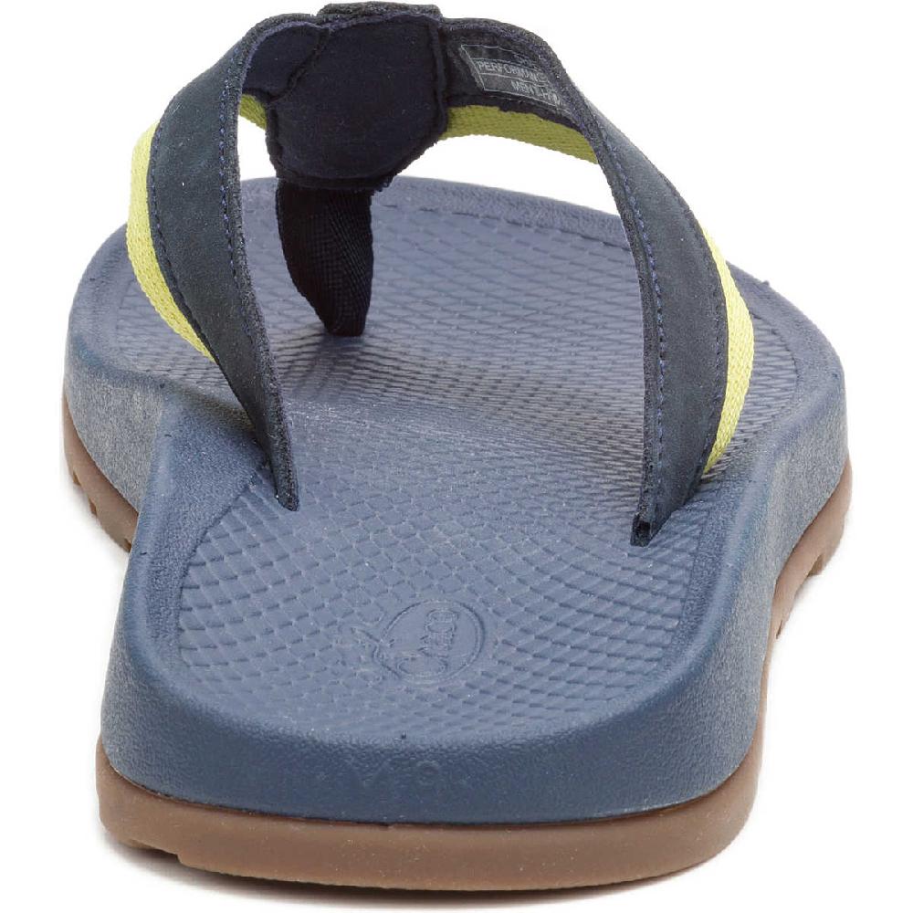Chaco Men's Lowdown Leather Flip Flop Navy Night