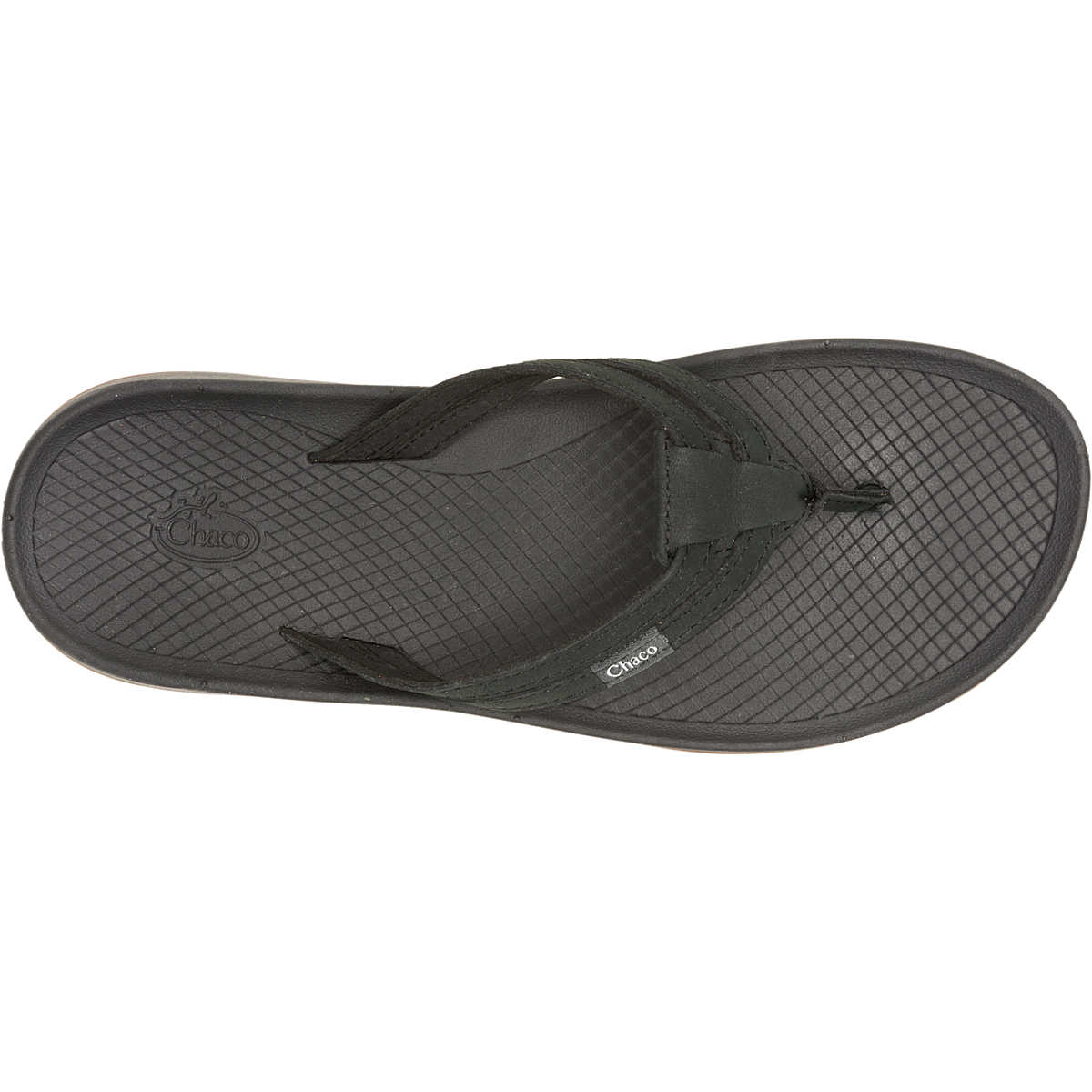 Chaco Women's Lowdown Leather Flip Flop Black