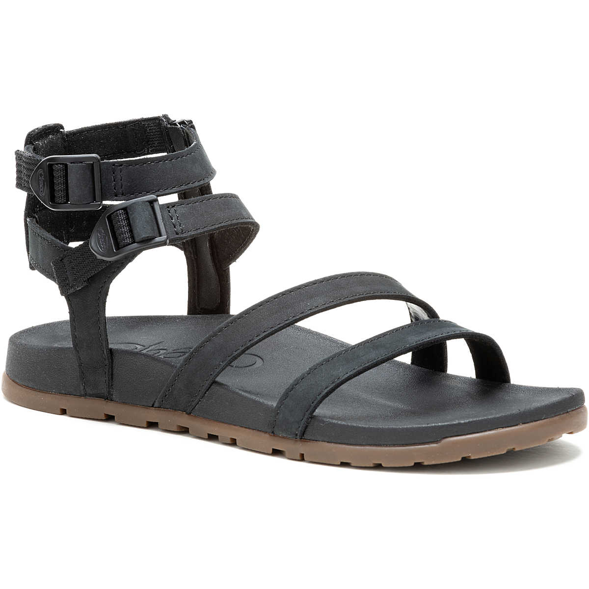 chaco Women's Lowdown Strappy High Sandal Black