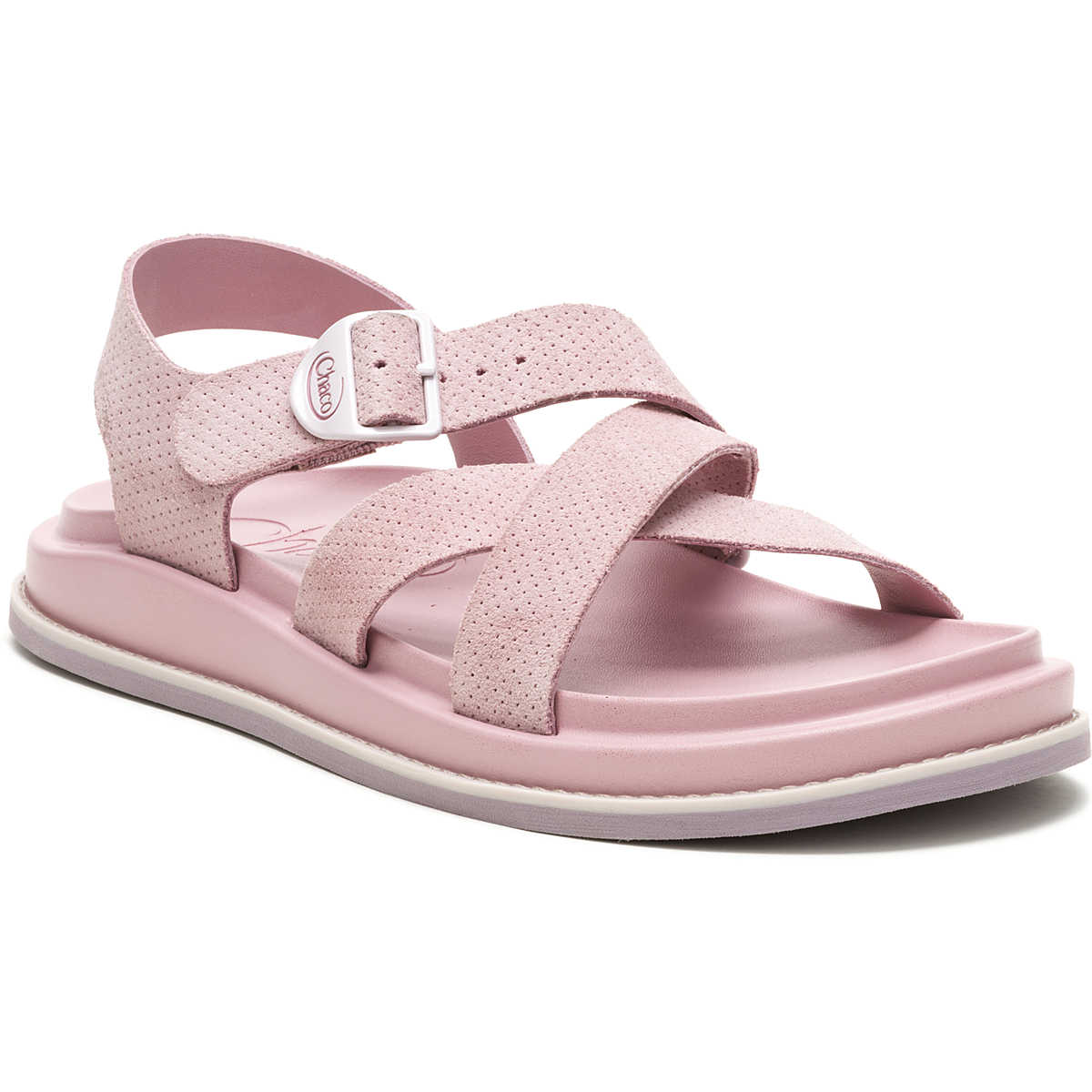chaco Women's Townes Suede Sandal Rose Quartz