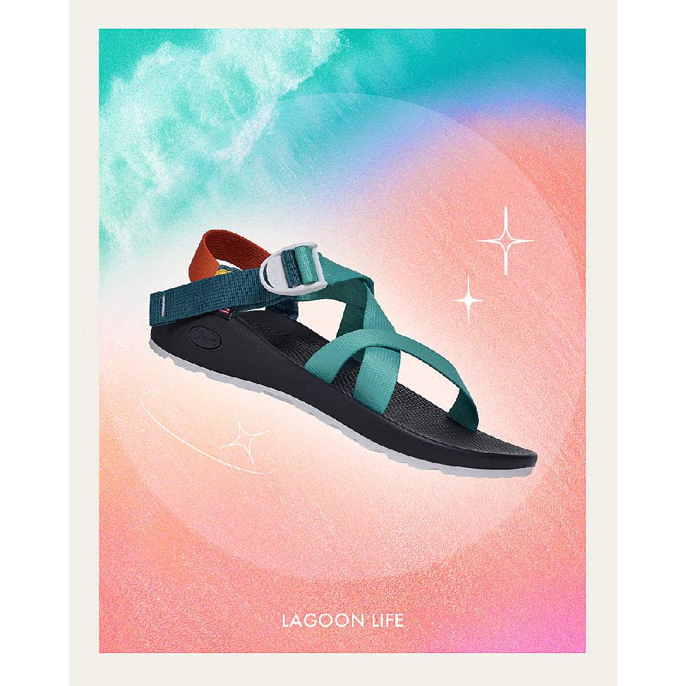 chaco Men's Aura Z/1 Adjustable Strap Classic Sandal Lagoon Life