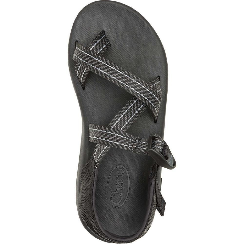 Chaco Men's CushZ Toe-Loop Extra Cushioned Sandal Frond Black