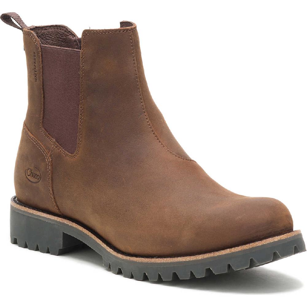 chaco Men's Fields Chelsea Waterproof Boot Chestnut Brown