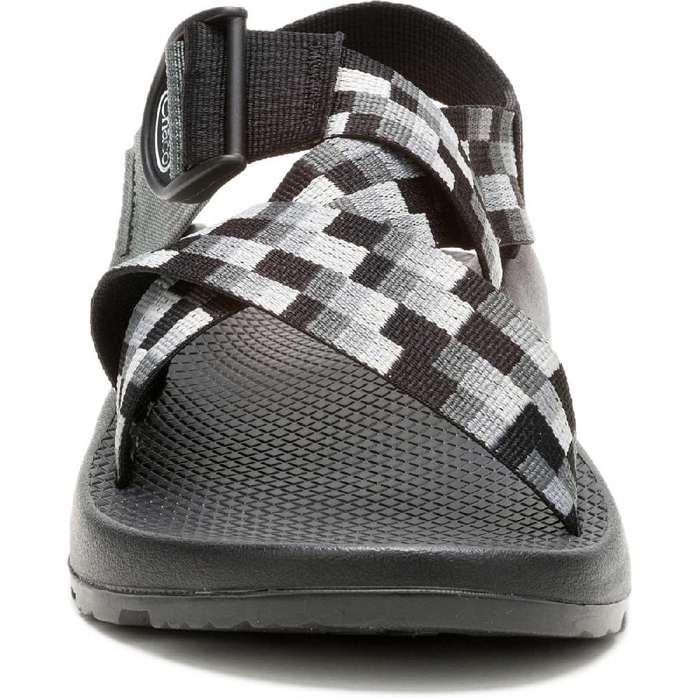 Chaco Men's Mega Z/1 Wide-Strap Classic Sandal Pixel B + W