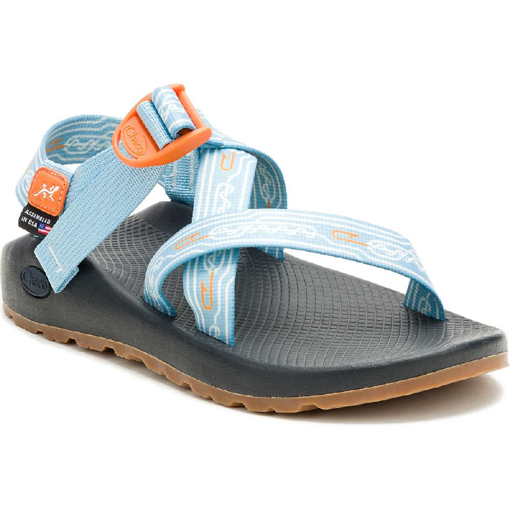 chaco Men's Z/1 Adjustable Strap Classic Sandal Knotty Sky Blue