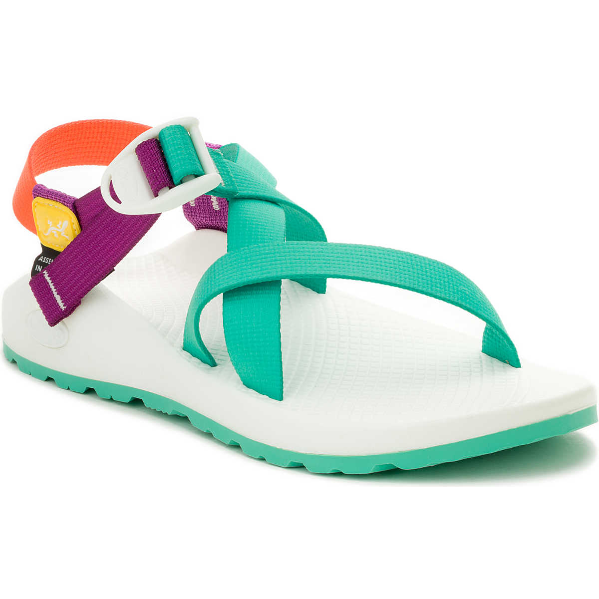 Chaco Women's Aura Z/1 Adjustable Strap Wide-Width Classic Sandal Tropical Teal