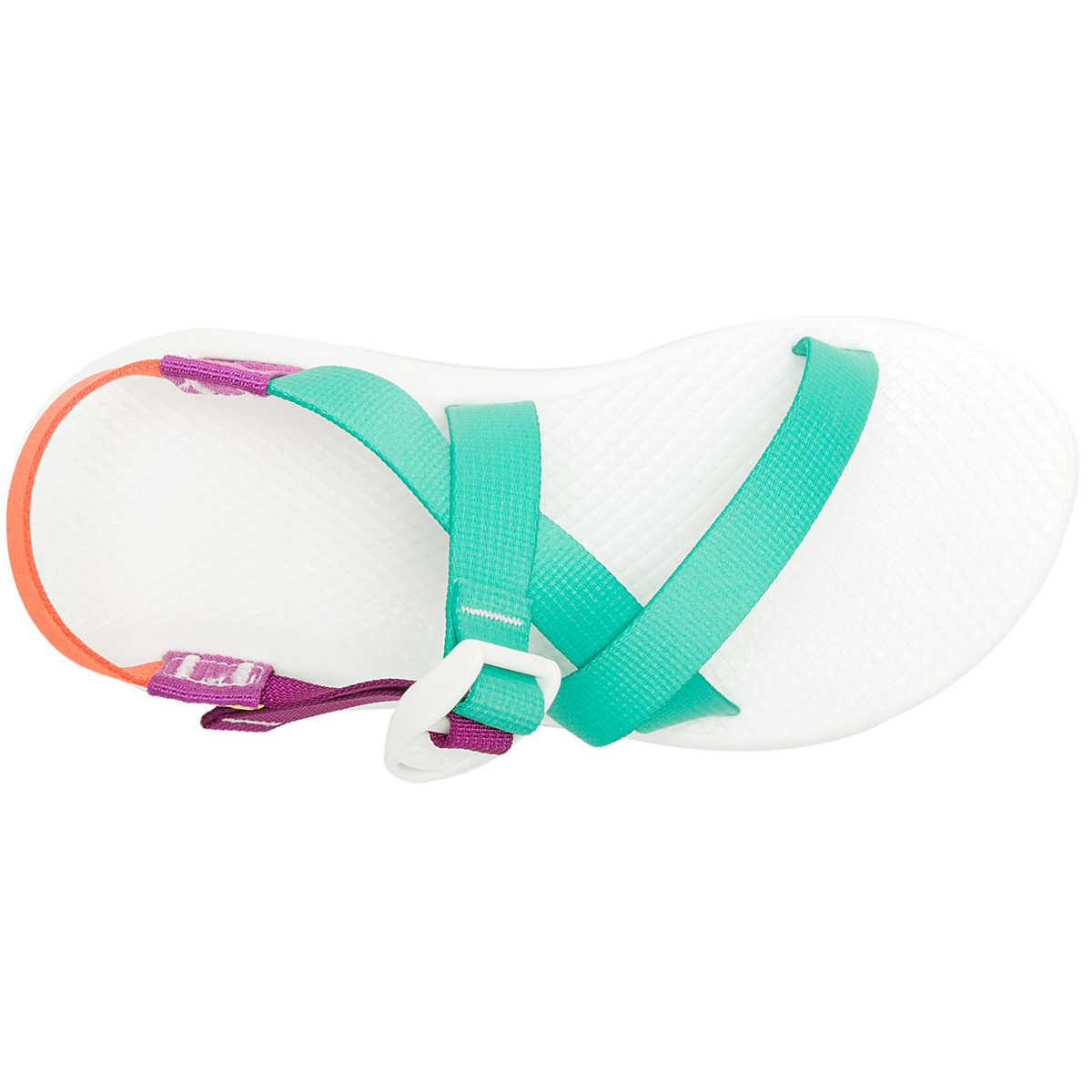 Chaco Women's Aura Z/1 Adjustable Strap Wide-Width Classic Sandal Tropical Teal