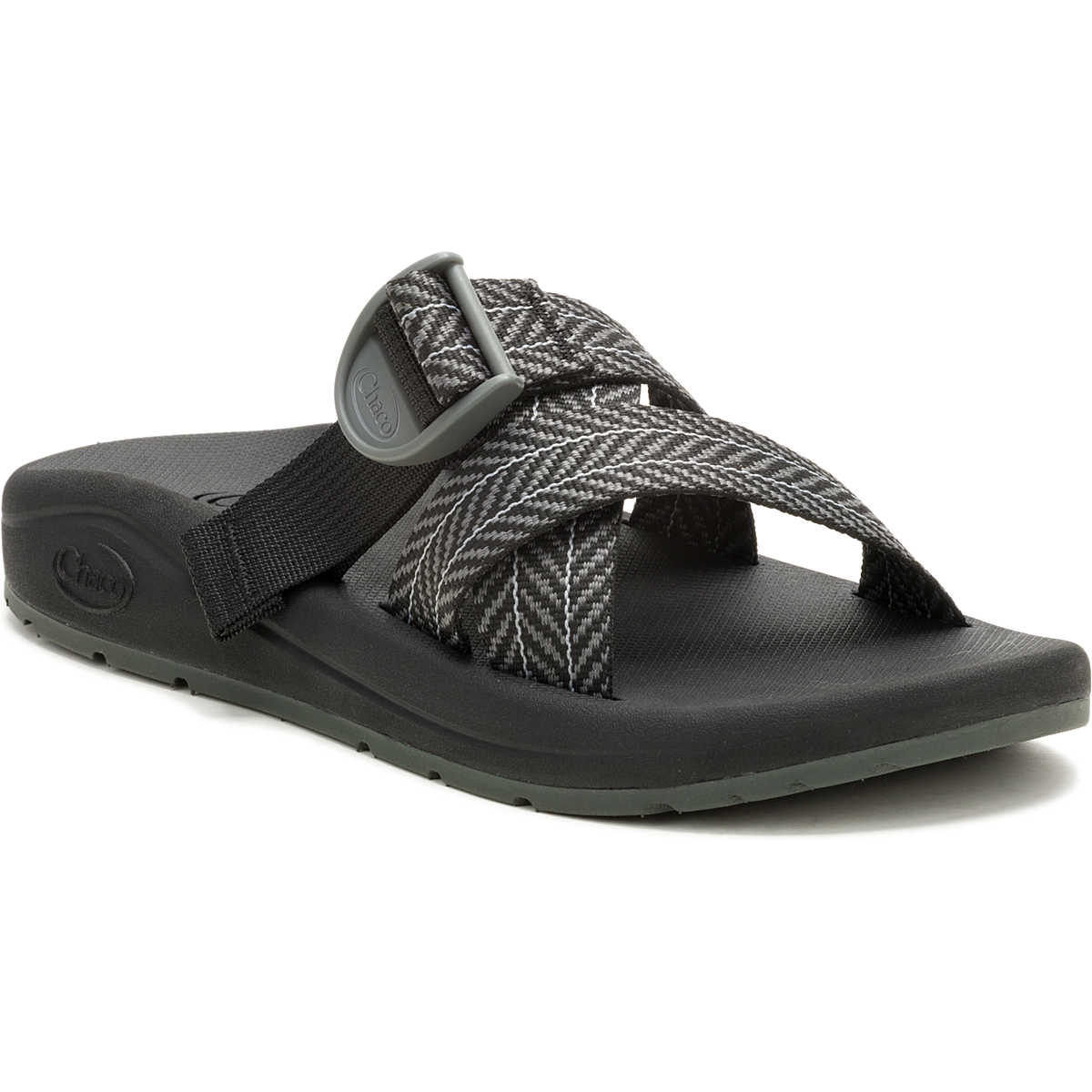 chaco Women's CushZ Extra Cushioned Slide Frond Black