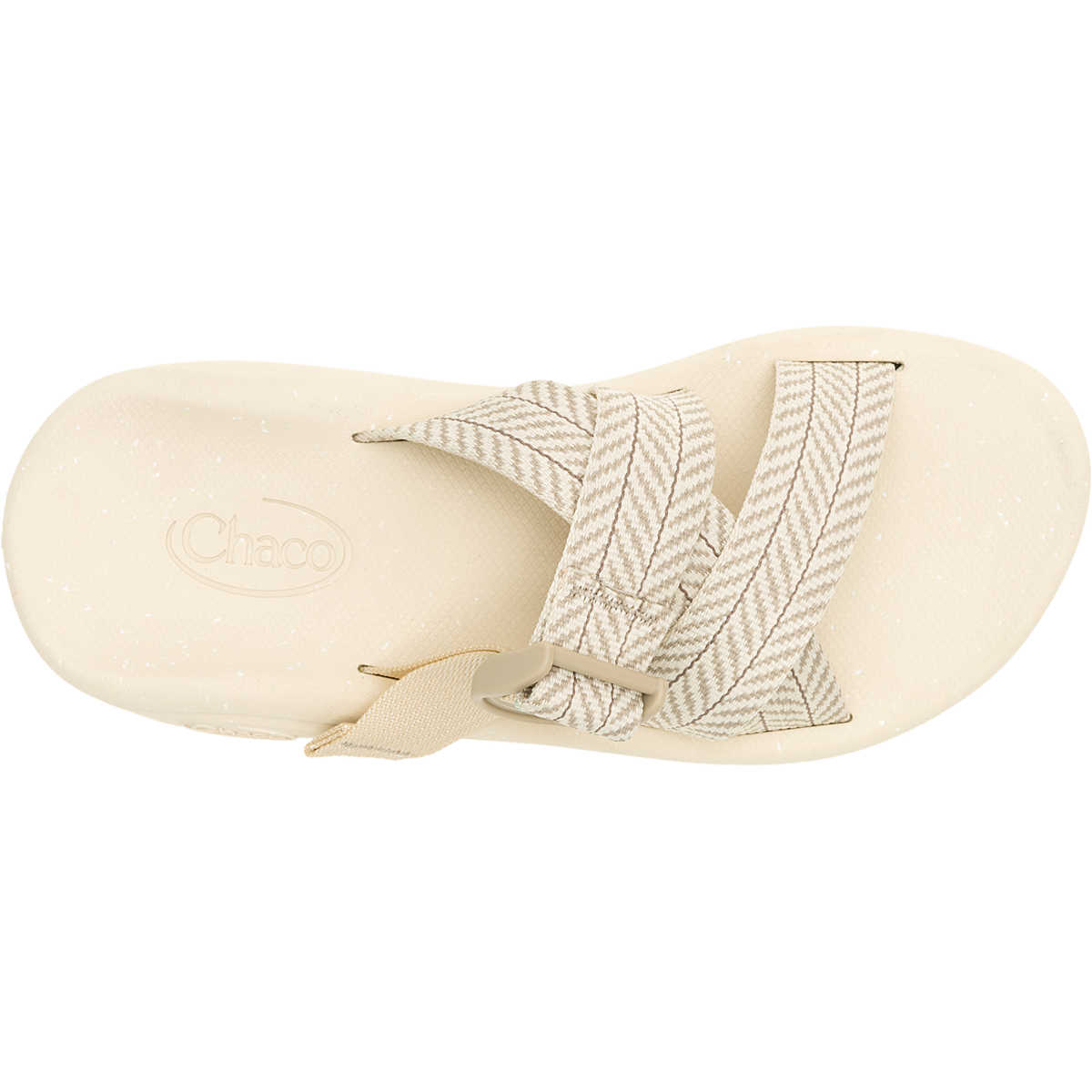 Chaco Women's CushZ Extra Cushioned Slide Frond Dark Vanilla