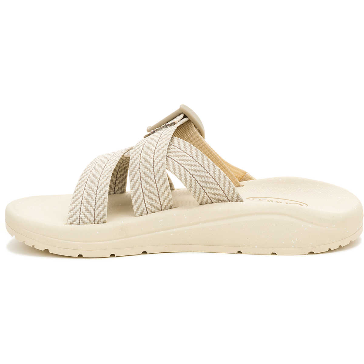 Chaco Women's CushZ Extra Cushioned Slide Frond Dark Vanilla