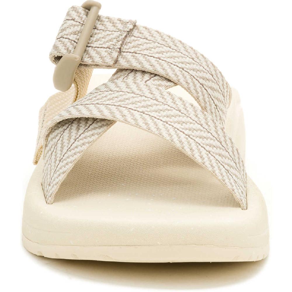Chaco Women's CushZ Extra Cushioned Slide Frond Dark Vanilla