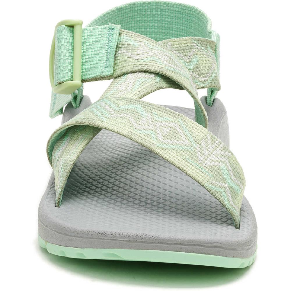 Chaco Women's Mega Z/Cloud Wide-Strap Cushioned Sandal Paddle Celadon