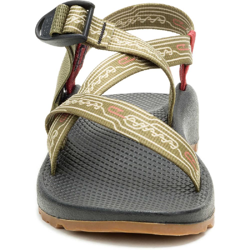 Chaco Women's Z/1 Adjustable Strap Classic Sandal Knotty Camo Green
