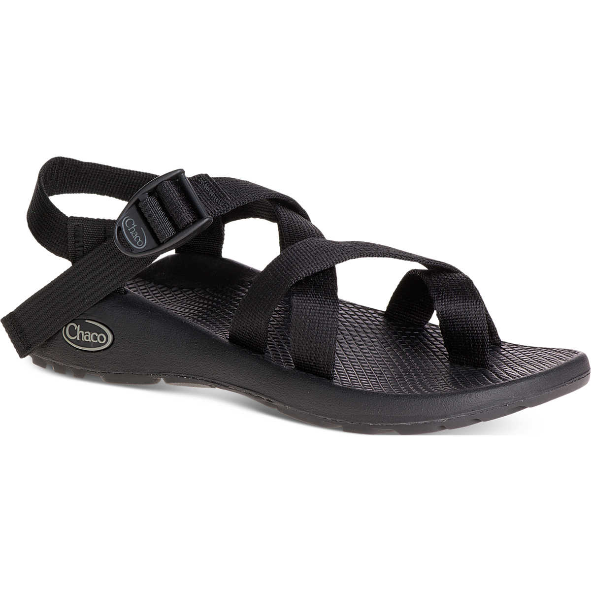 chaco Women's Z/2 Adjustable Strap Wide-Width Classic Sandal Black