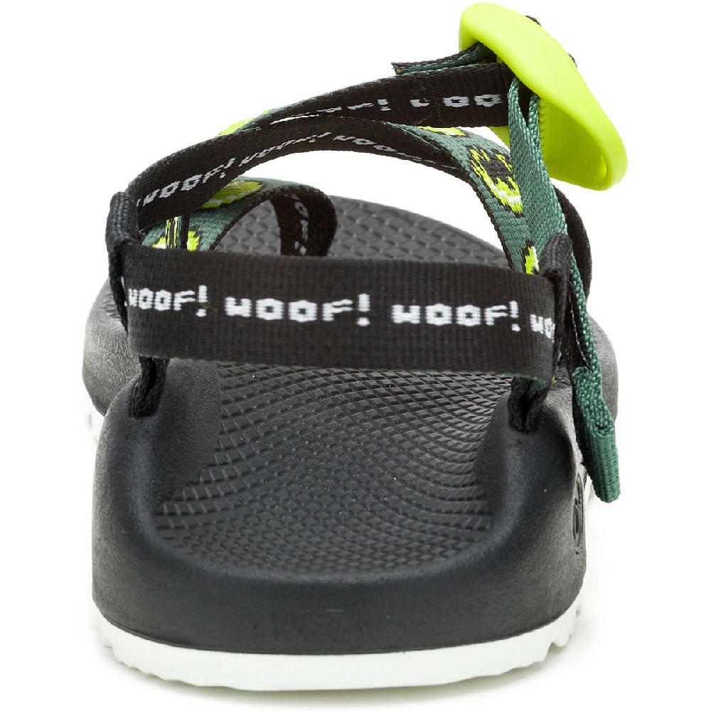 Chaco Women's Z/2 Woof Woof Adjustable Strap Classic Sandal Chewin' Dark Green