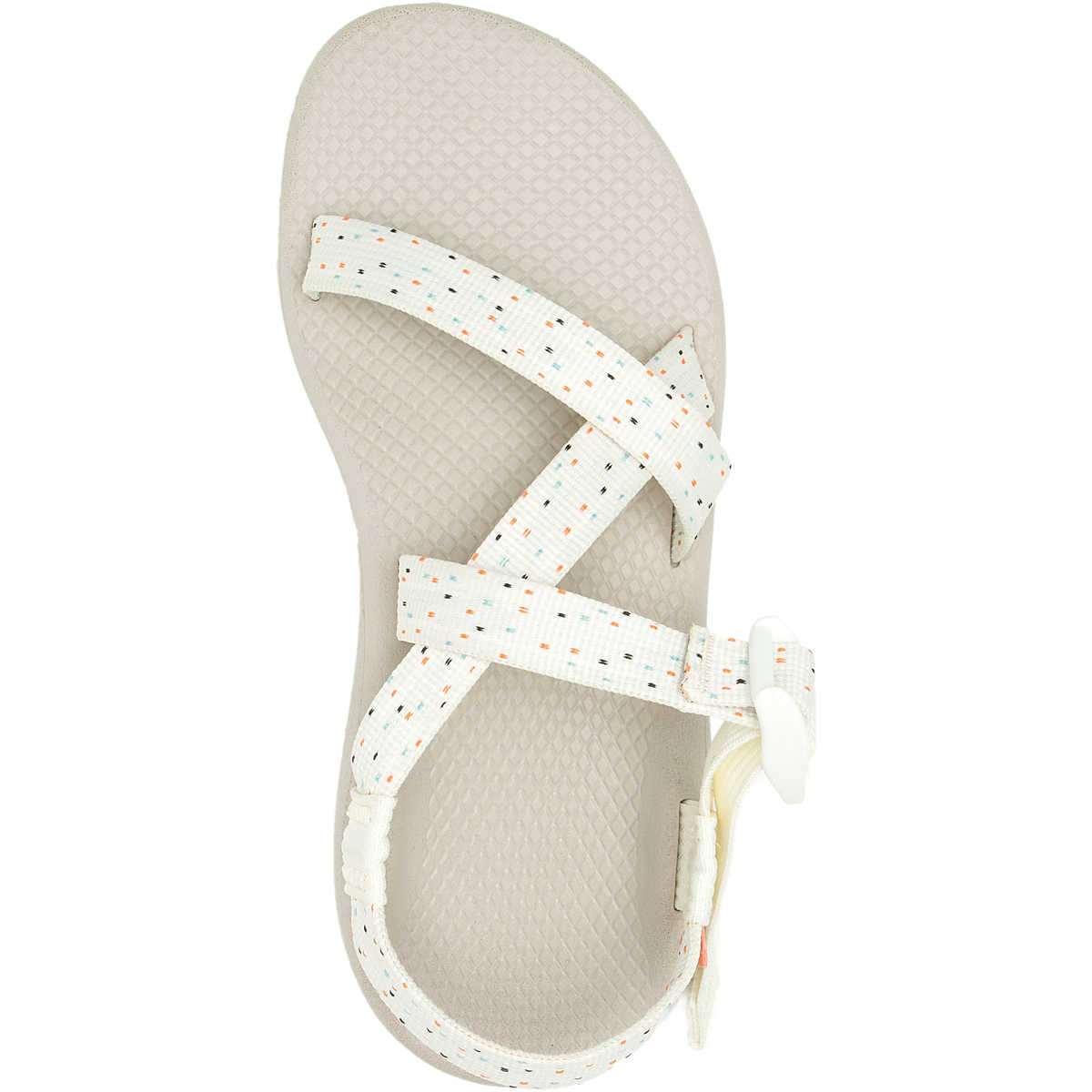 Chaco Women's Z/Cloud Adjustable Strap Cushioned Sandal Confetti Cream