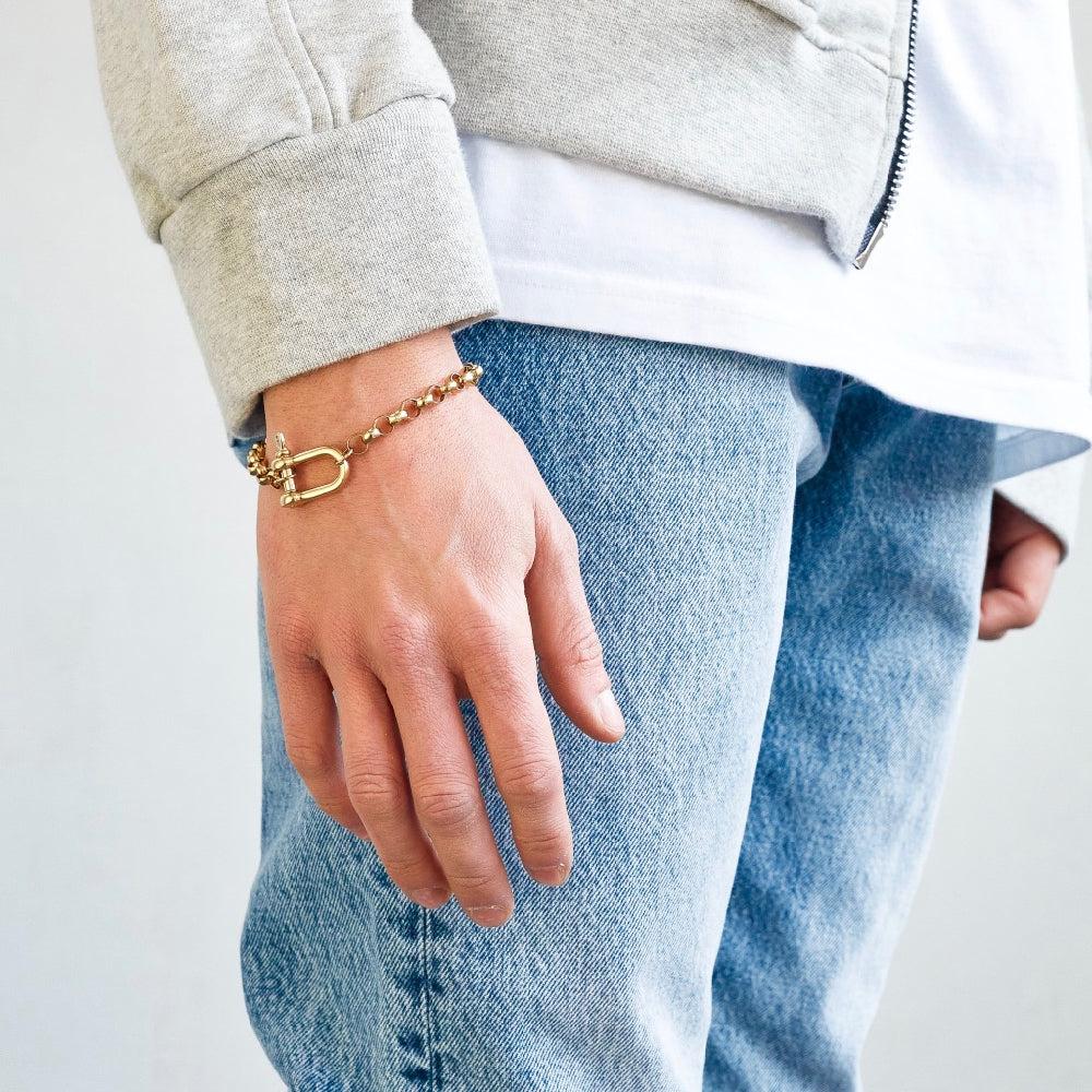 Chained & Able Belcher Lock Bracelet BRACELETS