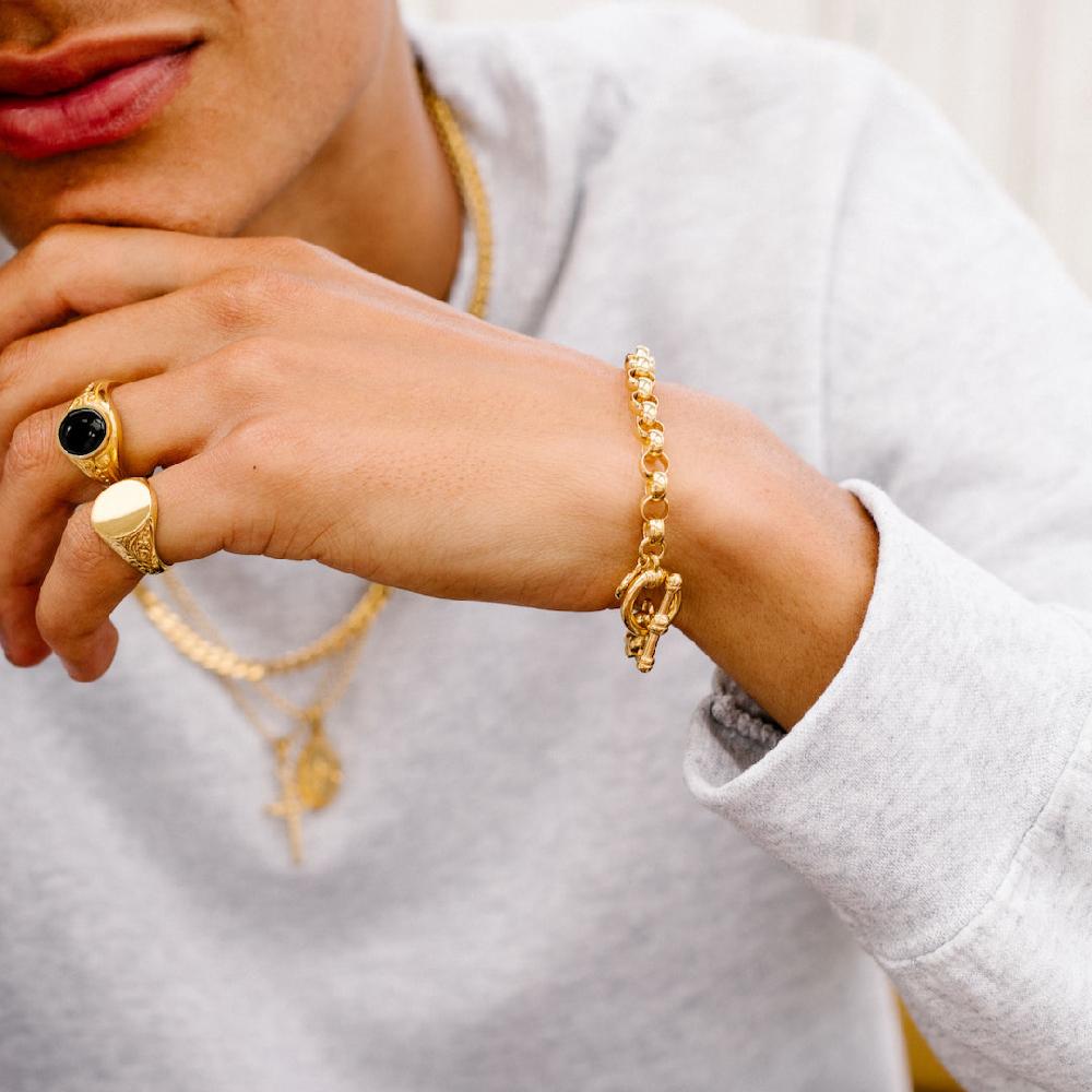 Chained & Able Belcher T-Bar Bracelet BRACELETS