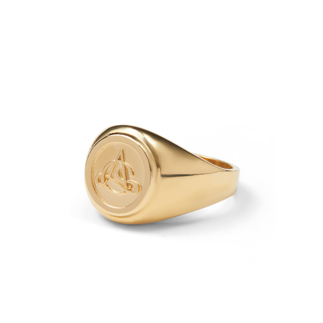 Chained & Able Brand Signet Ring RINGS
