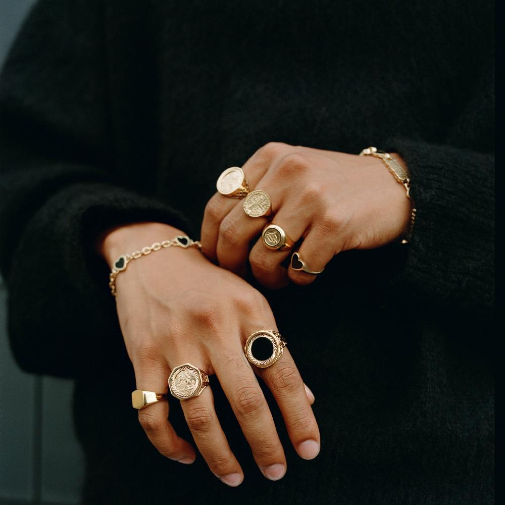 Chained & Able Brand Signet Ring RINGS