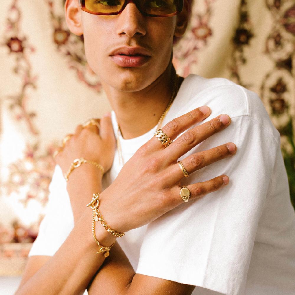 Chained & Able Chunky Cuban Ring RINGS