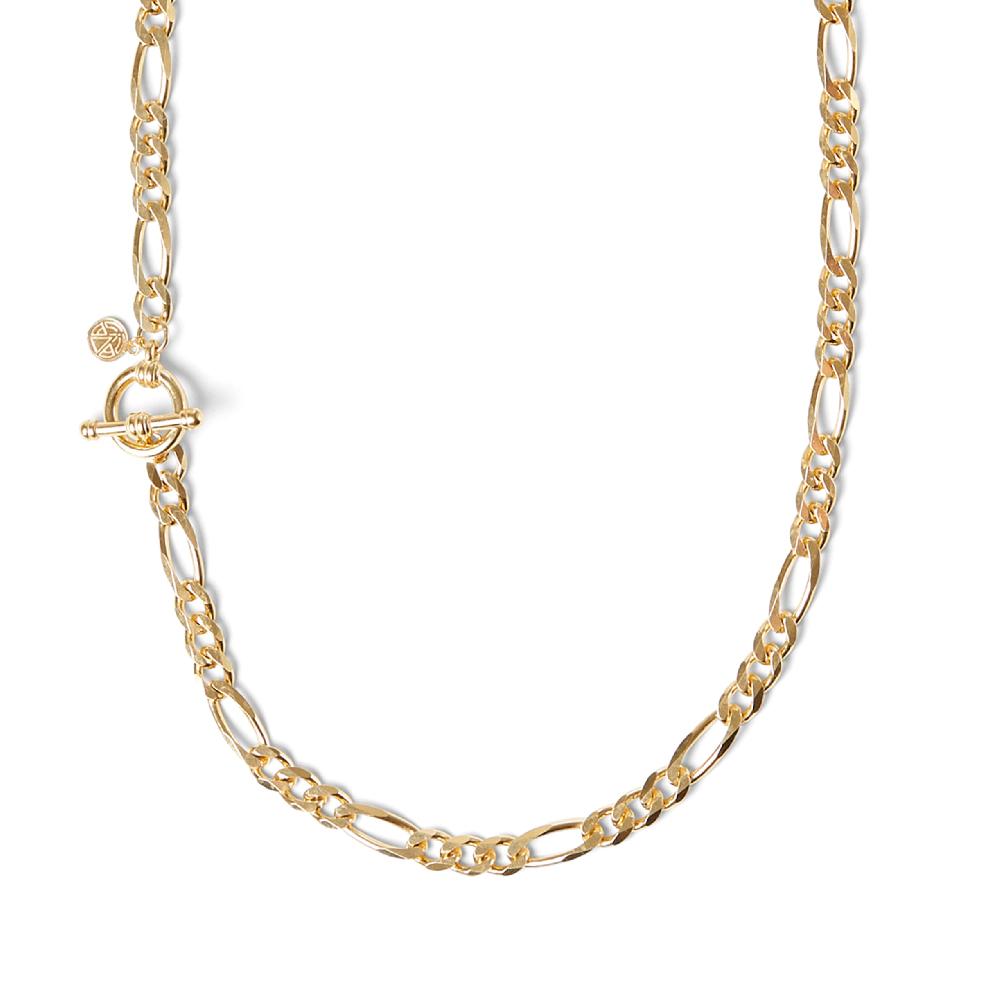 Chained & Able Chunky T-Bar Figaro Chain NECKLACES
