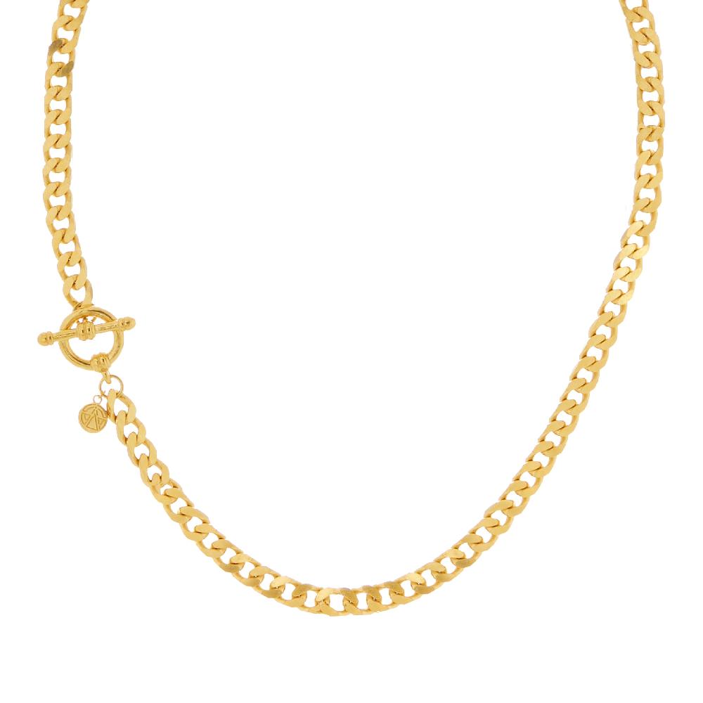 Chained & Able Cuban Link T-Bar Chain NECKLACES