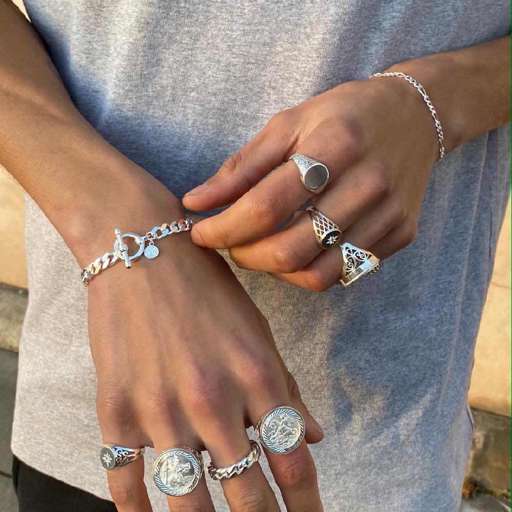 Chained & Able Cuban T-Bar Bracelet BRACELETS