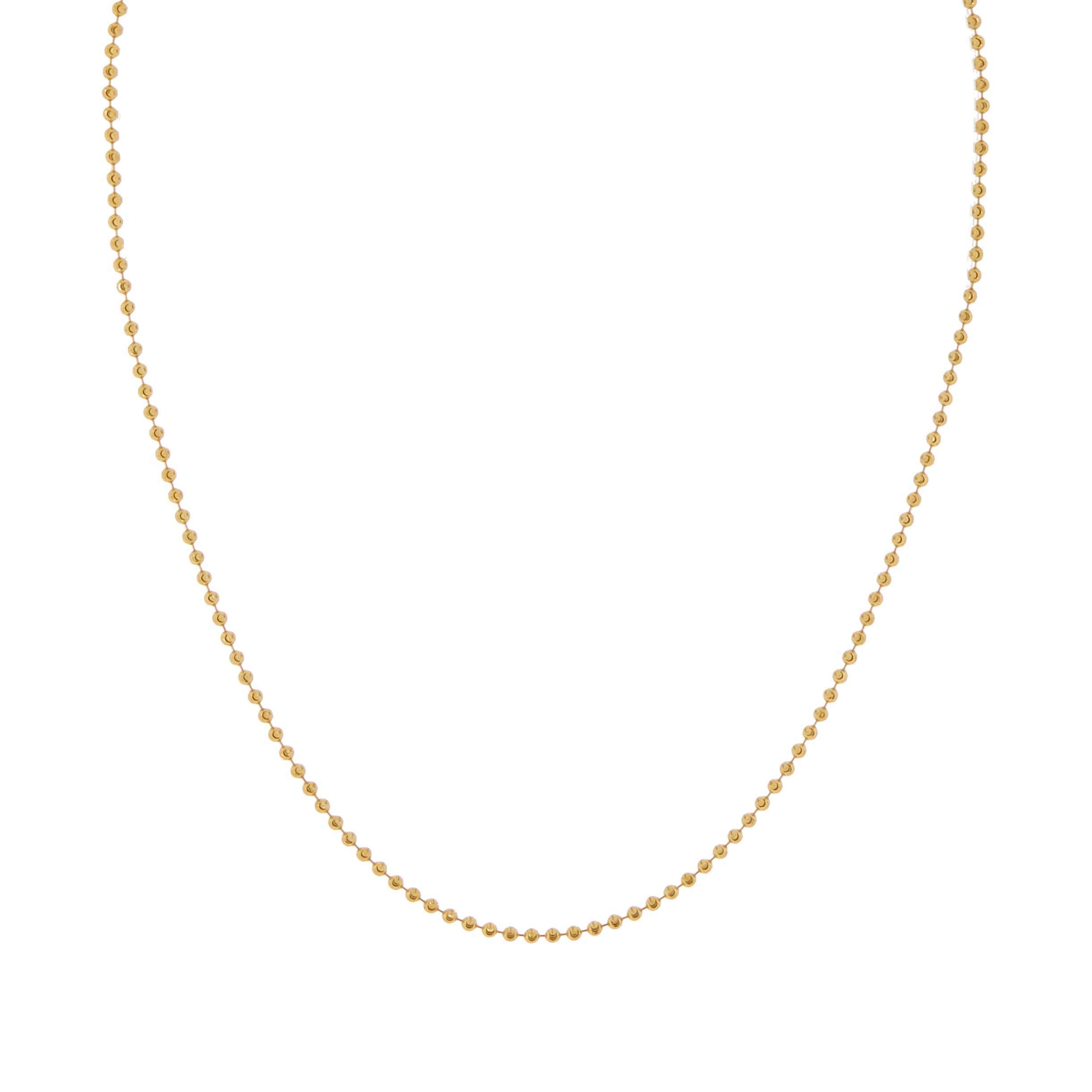 Chained & Able Diamond Cut Ball Chain NECKLACES