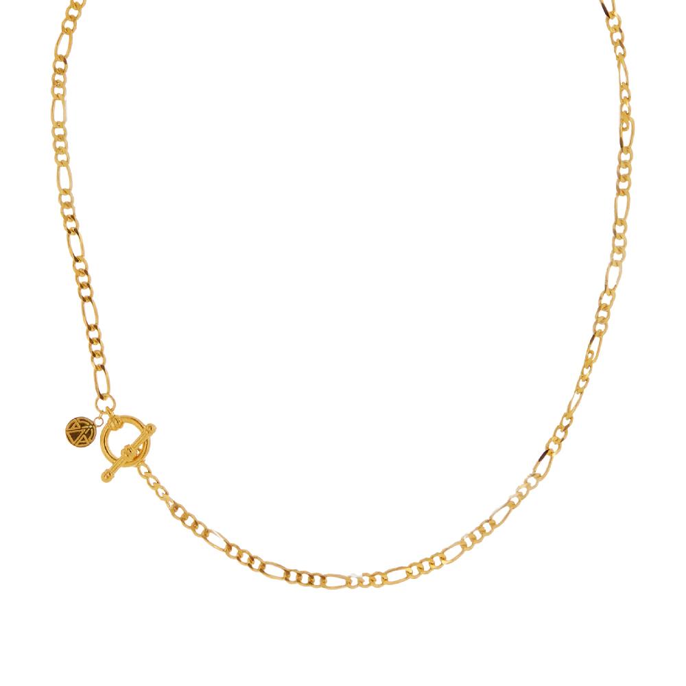 Chained & Able Figaro Chain T-Bar NECKLACES