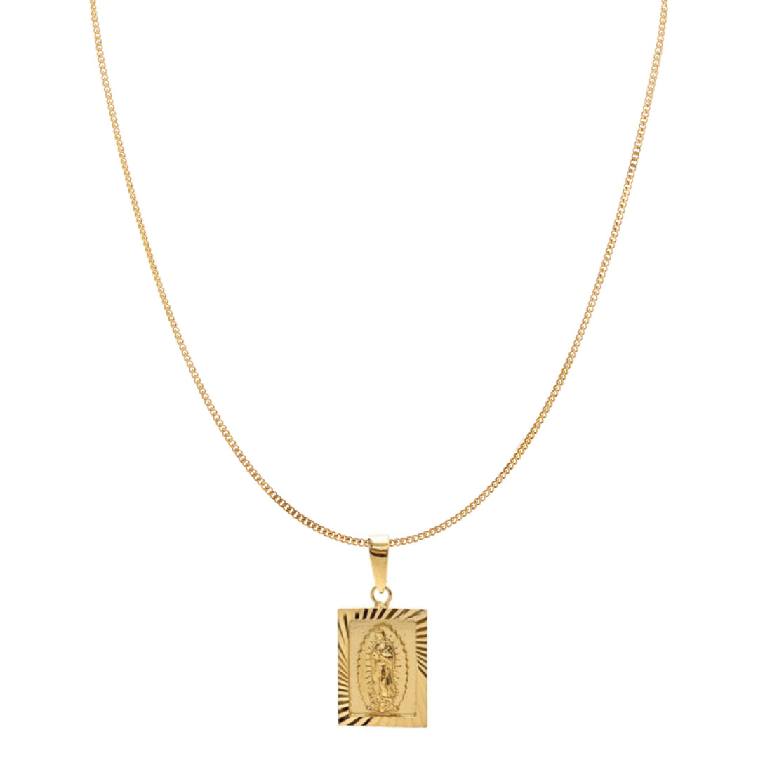 Chained & Able Guadalupe Mini Tag NECKLACES