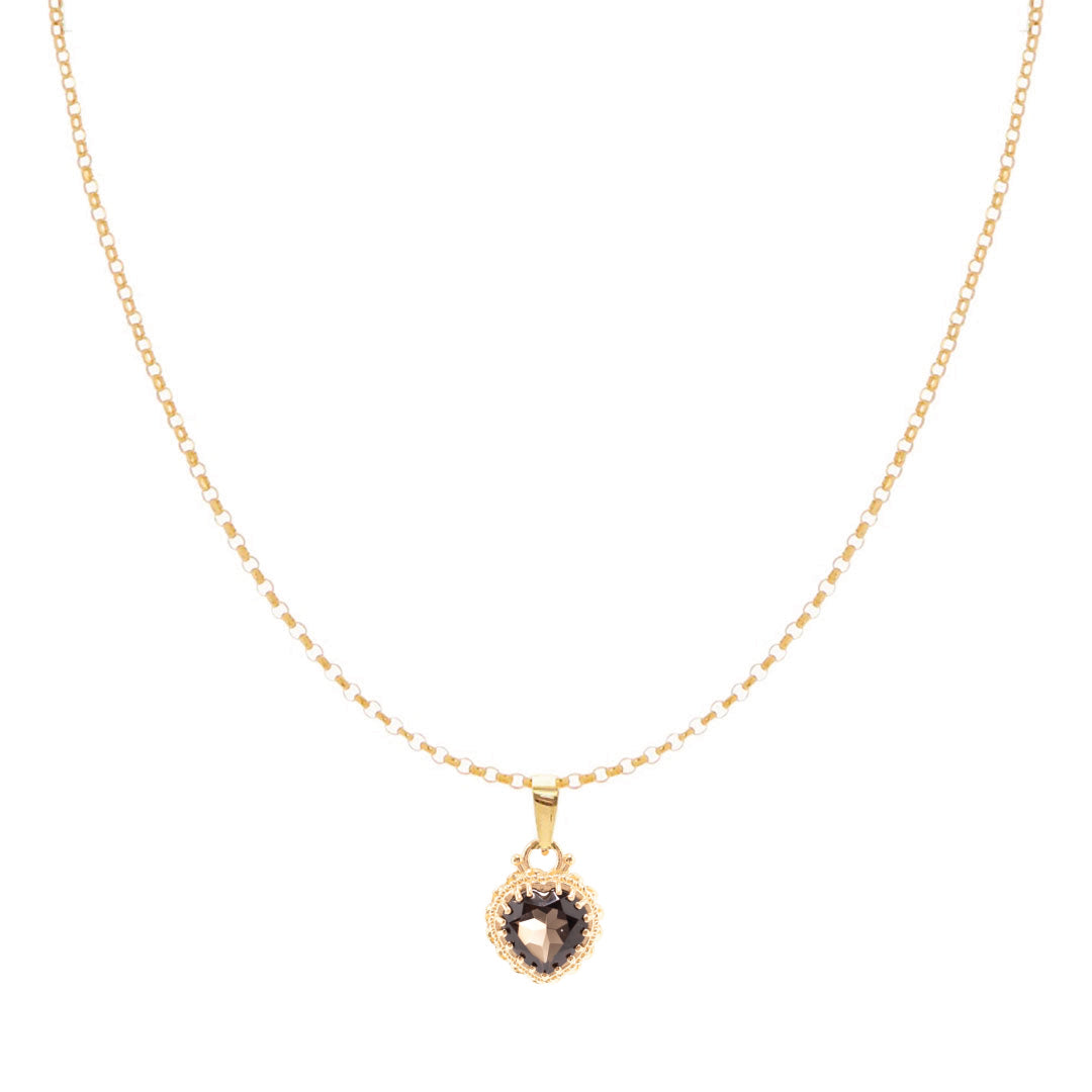 Chained & Able Heart Stone Pendant NECKLACES