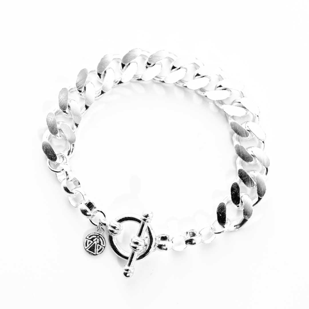 chained & able Heavy Cuban T-Bar Bracelet BRACELETS